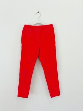 Mini Boden Bright Red Girls' Pull-On Corduroy Pants